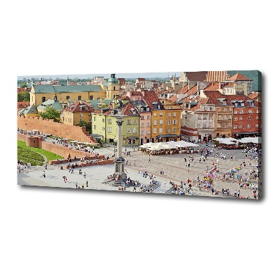 Canvas wall art Warsaw Poland