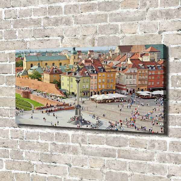 Canvas wall art Warsaw Poland