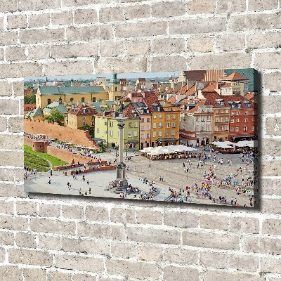 Canvas wall art Warsaw Poland