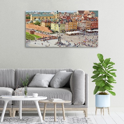 Canvas wall art Warsaw Poland