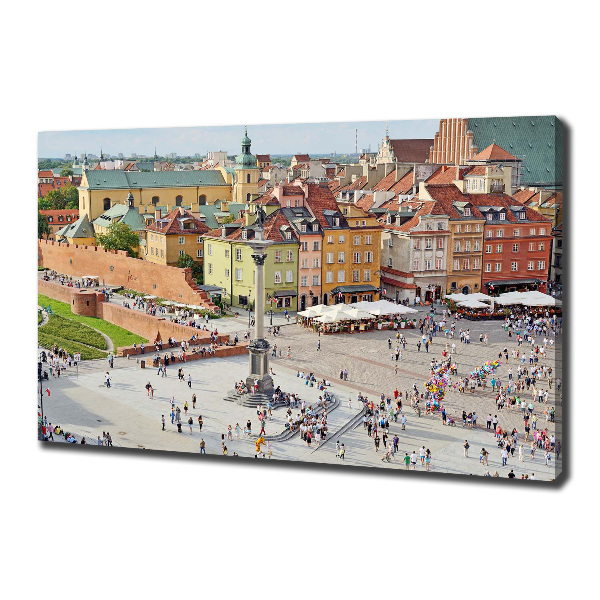 Canvas wall art Warsaw Poland