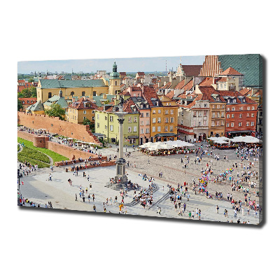 Canvas wall art Warsaw Poland