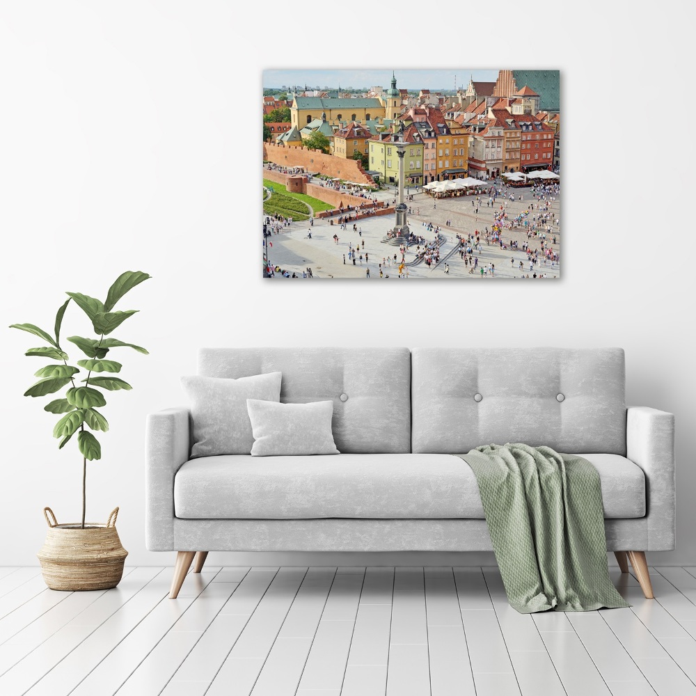 Canvas wall art Warsaw Poland