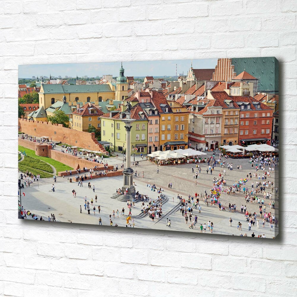 Canvas wall art Warsaw Poland