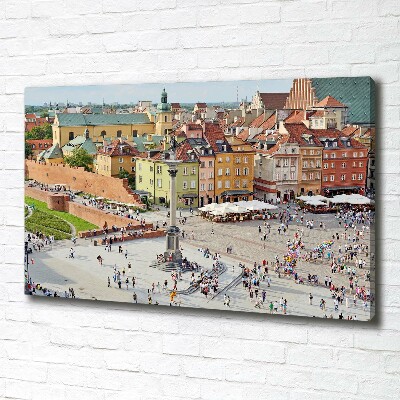 Canvas wall art Warsaw Poland