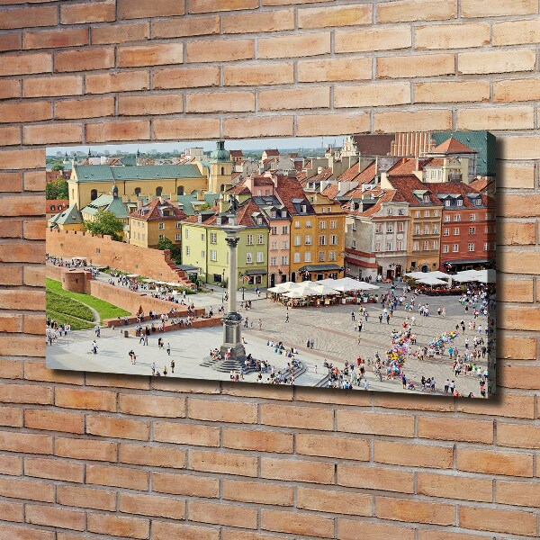 Canvas wall art Warsaw Poland