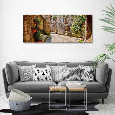 Canvas wall art Charming street