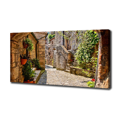 Canvas wall art Charming street