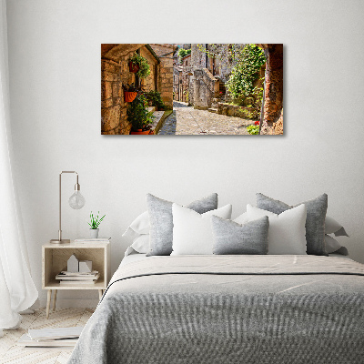 Canvas wall art Charming street