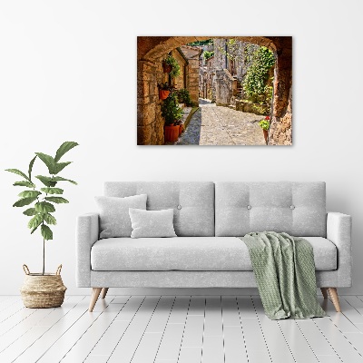 Canvas wall art Charming street