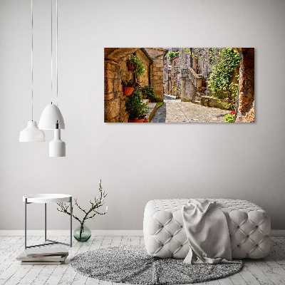 Canvas wall art Charming street