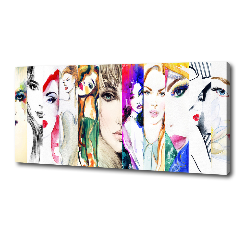 Canvas wall art Female portraits