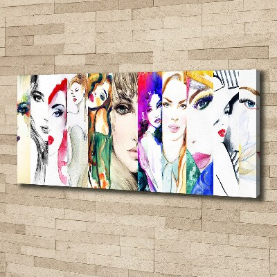 Canvas wall art Female portraits