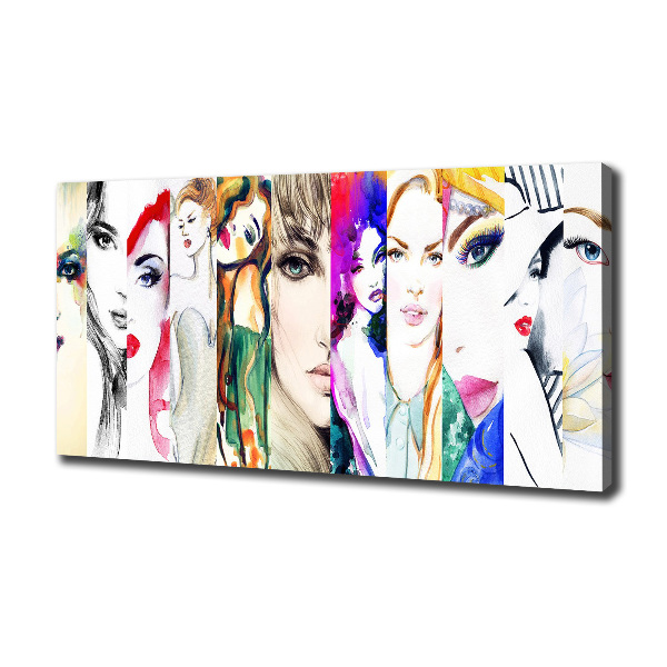 Canvas wall art Female portraits