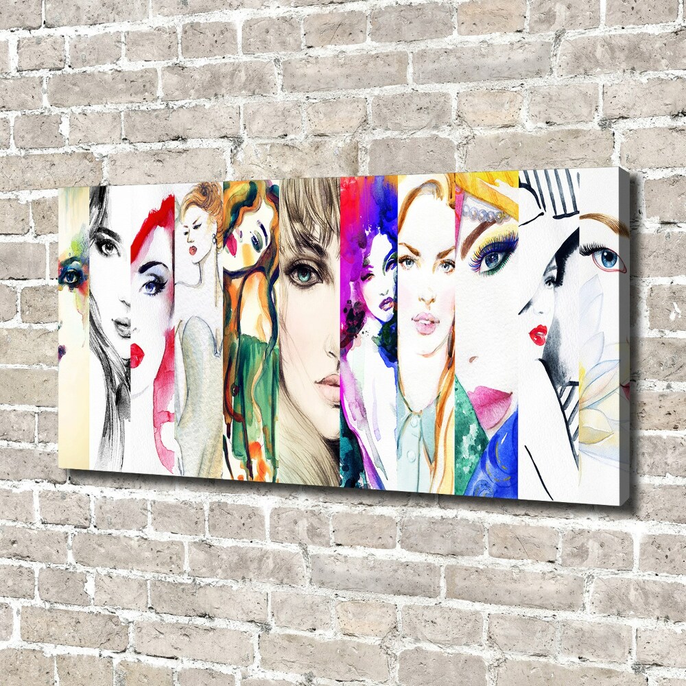 Canvas wall art Female portraits