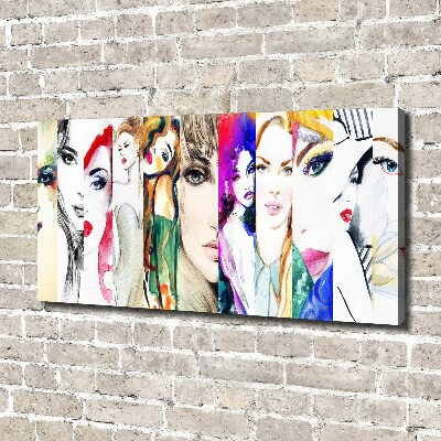 Canvas wall art Female portraits