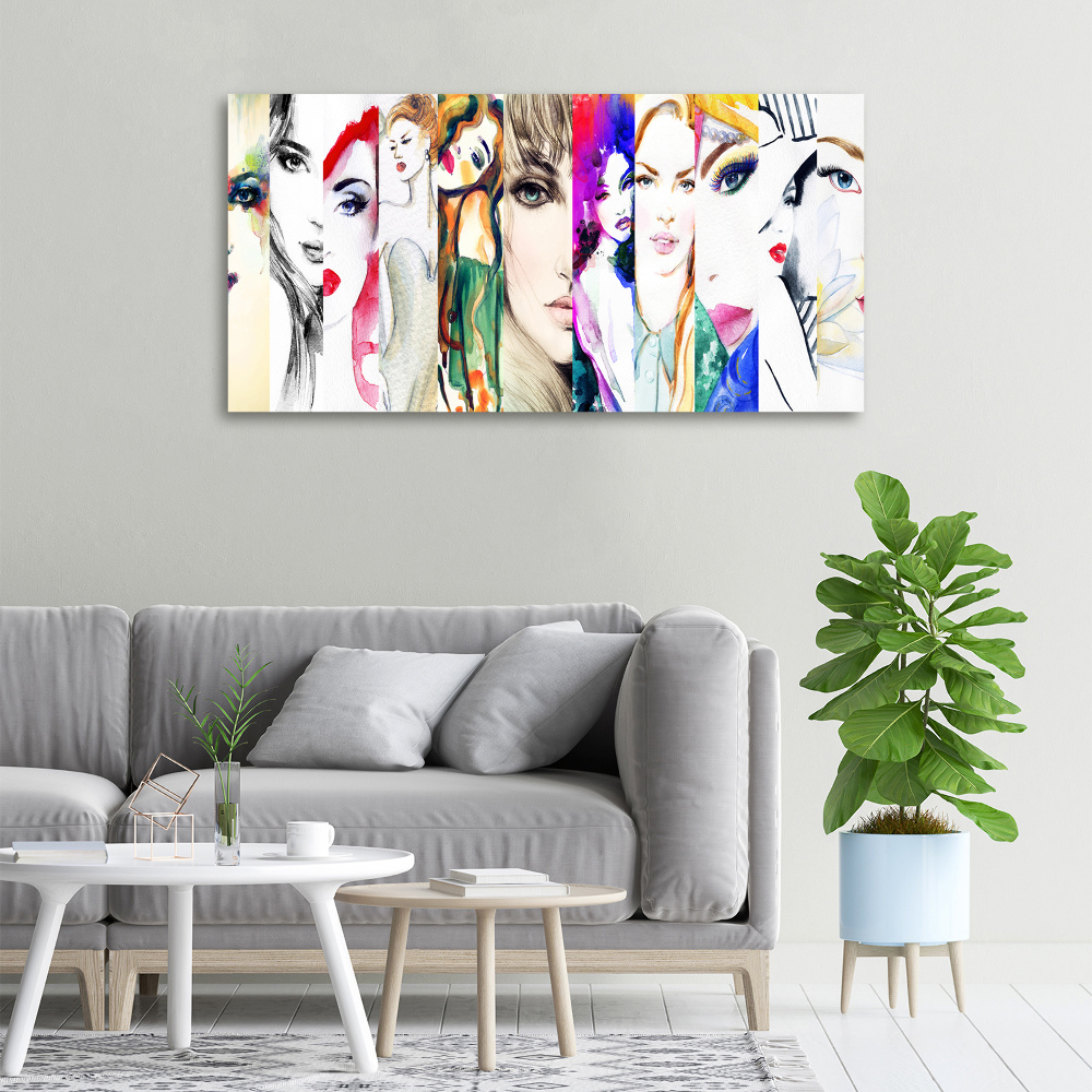 Canvas wall art Female portraits