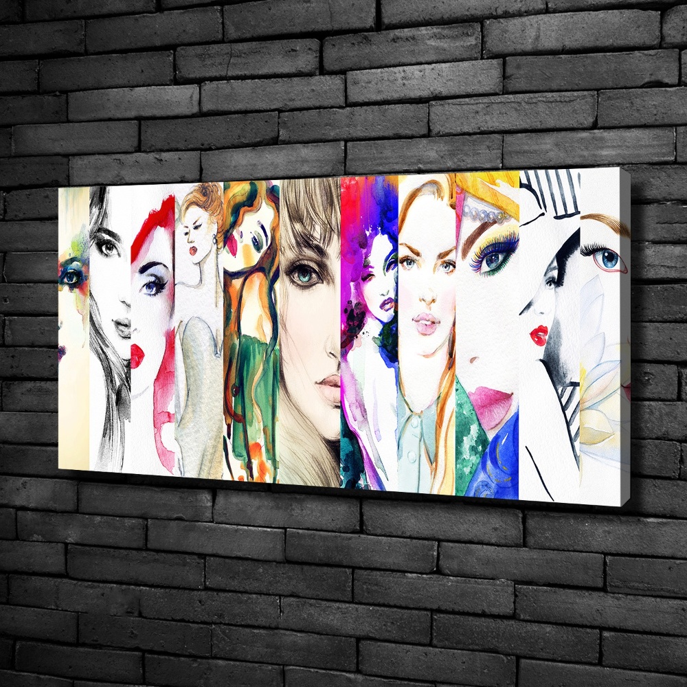 Canvas wall art Female portraits