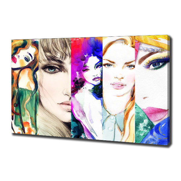 Canvas wall art Female portraits