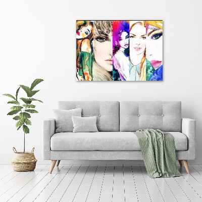 Canvas wall art Female portraits