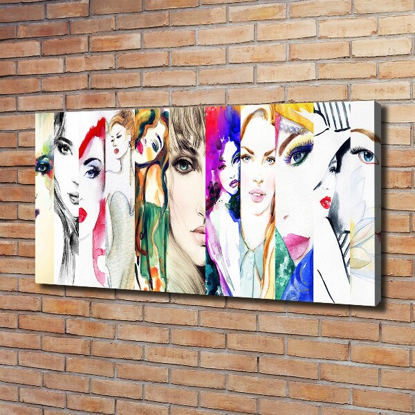 Canvas wall art Female portraits