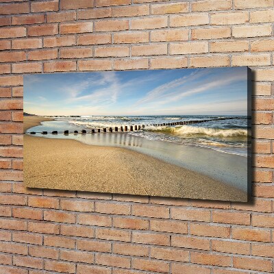 Canvas wall art Beach on the Baltic Sea