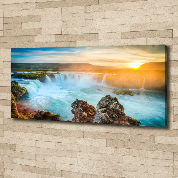 Canvas wall art Waterfall