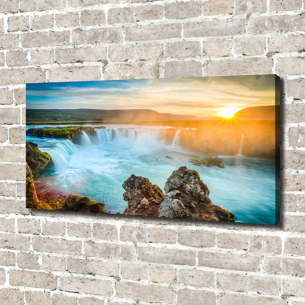 Canvas wall art Waterfall