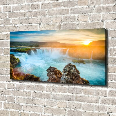 Canvas wall art Waterfall