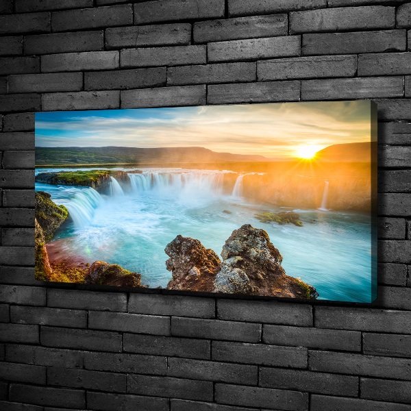 Canvas wall art Waterfall