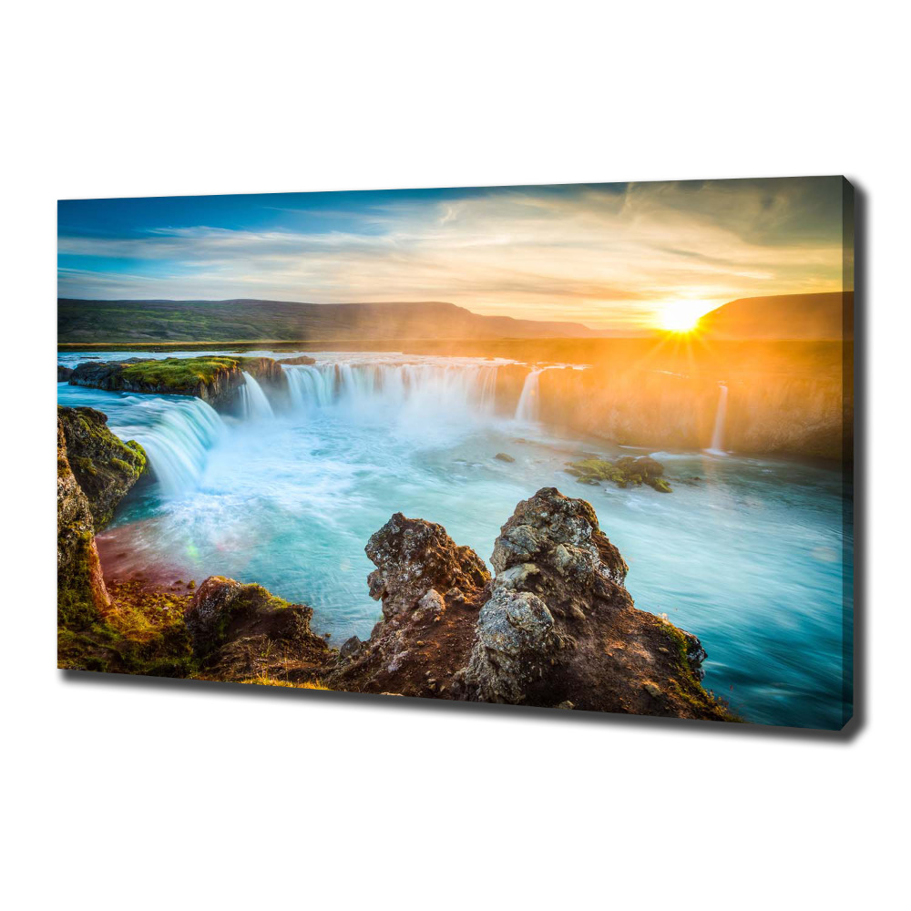 Canvas wall art Waterfall