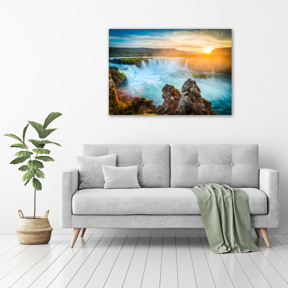 Canvas wall art Waterfall