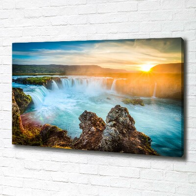 Canvas wall art Waterfall