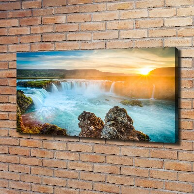 Canvas wall art Waterfall