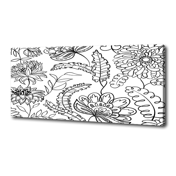 Canvas wall art Floral pattern