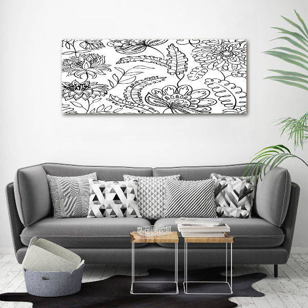 Canvas wall art Floral pattern