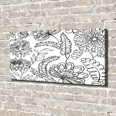 Canvas wall art Floral pattern