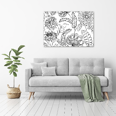 Canvas wall art Floral pattern