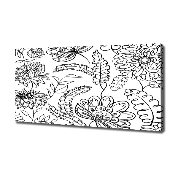 Canvas wall art Floral pattern