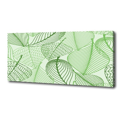 Canvas wall art Pattern leaves