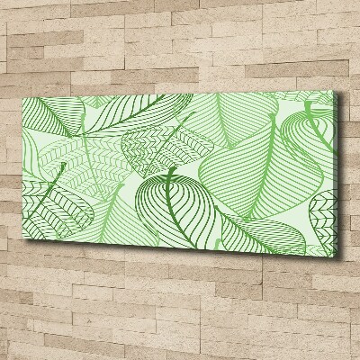 Canvas wall art Pattern leaves