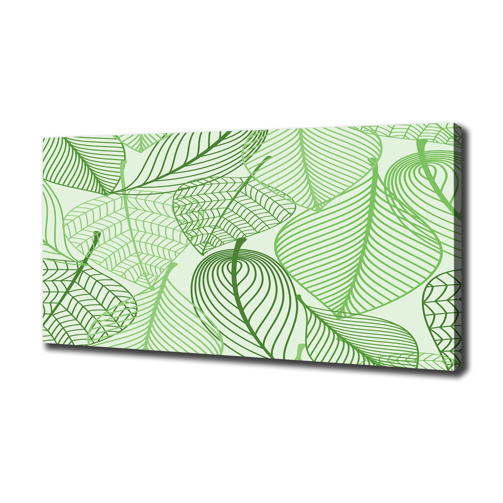 Canvas wall art Pattern leaves