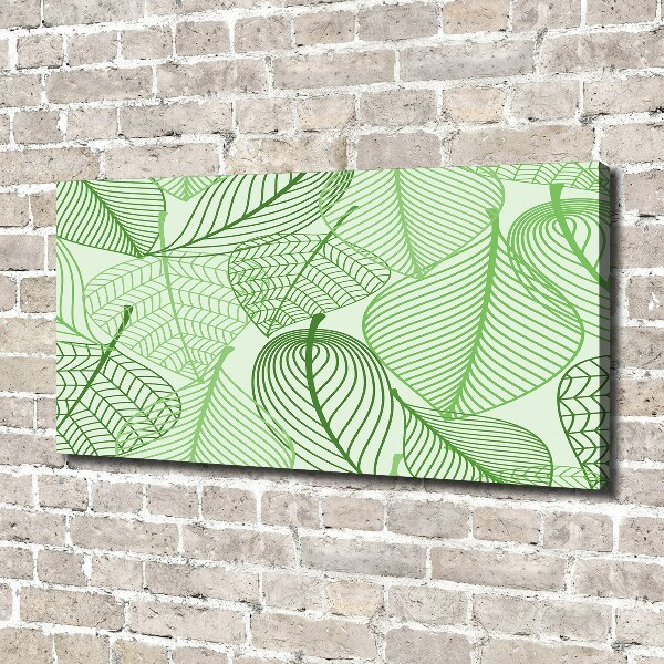 Canvas wall art Pattern leaves