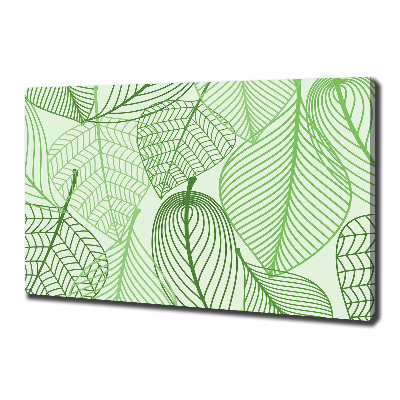 Canvas wall art Pattern leaves