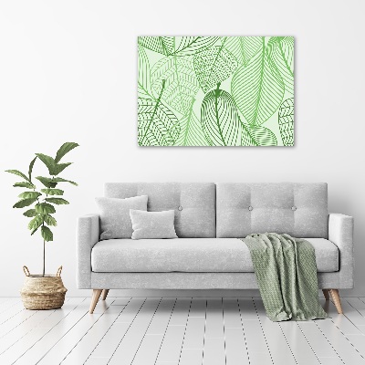 Canvas wall art Pattern leaves