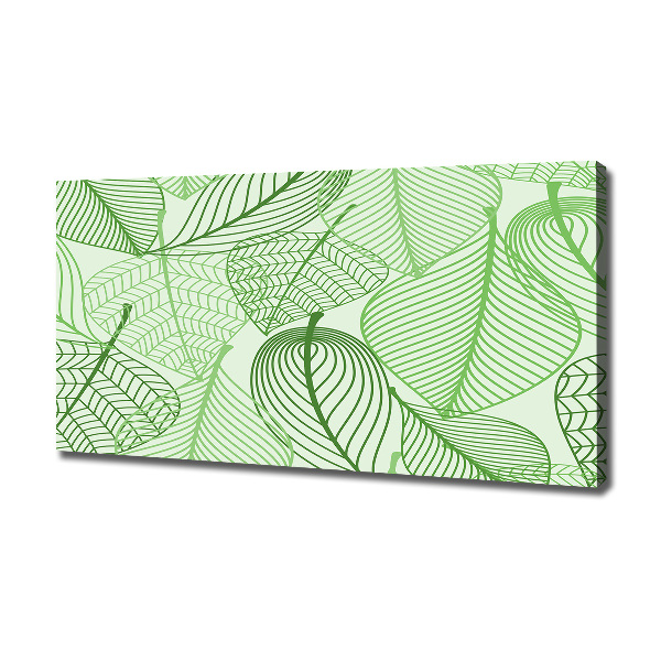 Canvas wall art Pattern leaves