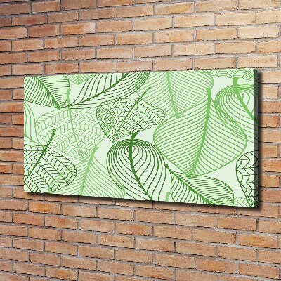 Canvas wall art Pattern leaves