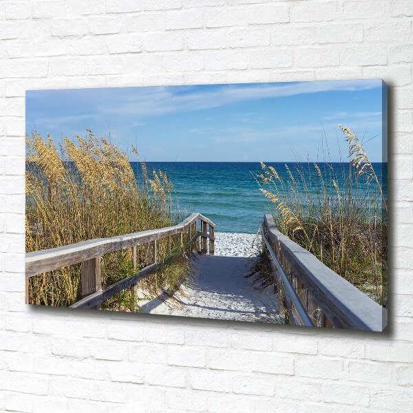 Canvas wall art Coastal dunes