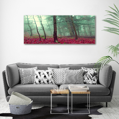 Canvas wall art Autumn leaves