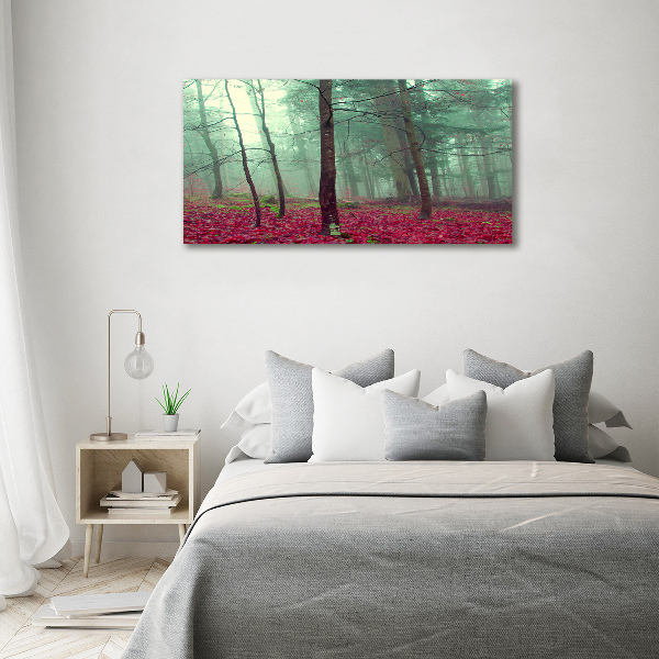 Canvas wall art Autumn leaves